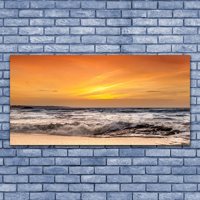 Glasbild aus Plexiglas® Meer Landschaft