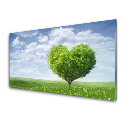 Glasbild aus Plexiglas® Baum Natur