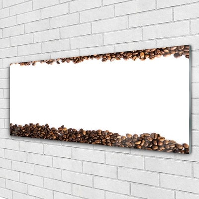Glasbild aus Plexiglas® Kaffeebohnen Küche