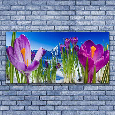 Glasbild aus Plexiglas® Blumen Pflanzen