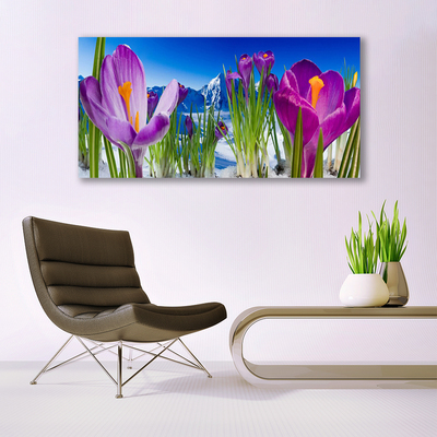 Glasbild aus Plexiglas® Blumen Pflanzen