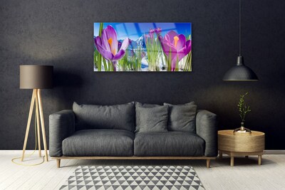 Glasbild aus Plexiglas® Blumen Pflanzen