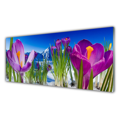 Glasbild aus Plexiglas® Blumen Pflanzen