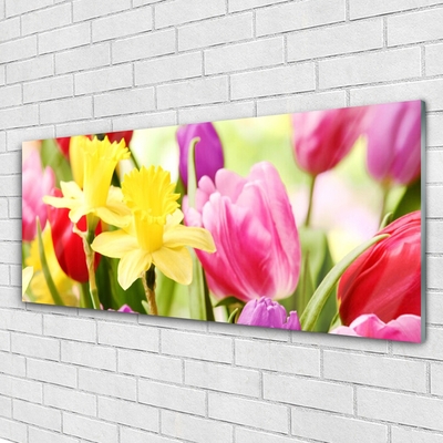 Glasbild aus Plexiglas® Blumen Pflanzen