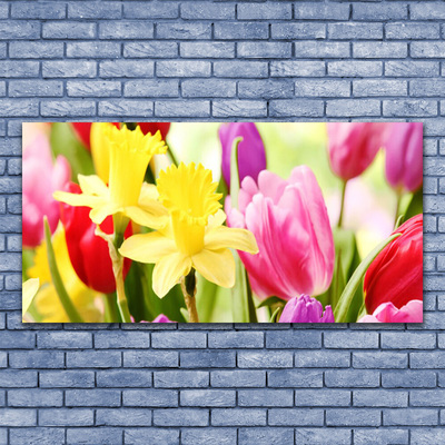 Glasbild aus Plexiglas® Blumen Pflanzen