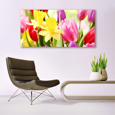 Glasbild aus Plexiglas® Blumen Pflanzen