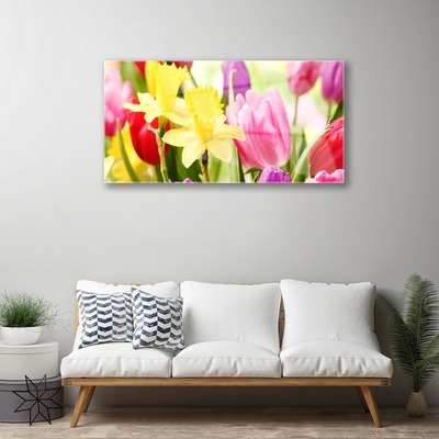 Glasbild aus Plexiglas® Blumen Pflanzen