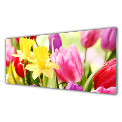 Glasbild aus Plexiglas® Blumen Pflanzen