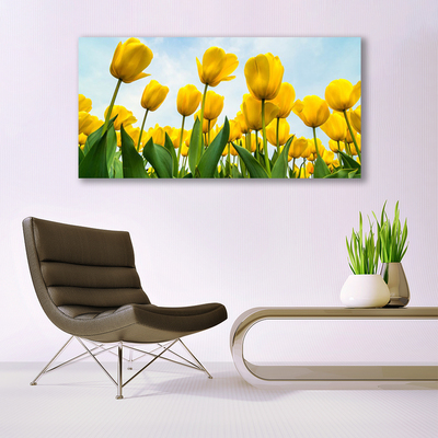 Glasbild aus Plexiglas® Tulpen Pflanzen