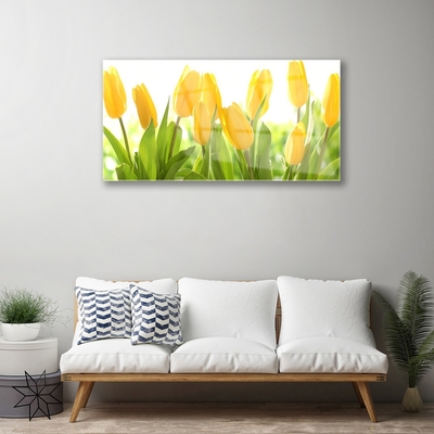 Glasbild aus Plexiglas® Tulpen Pflanzen