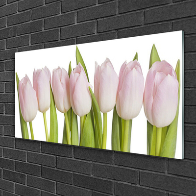 Glasbild aus Plexiglas® Tulpen Pflanzen