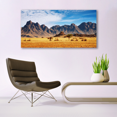 Glasbild aus Plexiglas® Wüste Landschaft