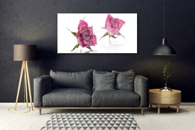 Glasbild aus Plexiglas® Rosen Pflanzen