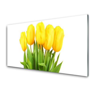 Glasbild aus Plexiglas® Tulpen Pflanzen