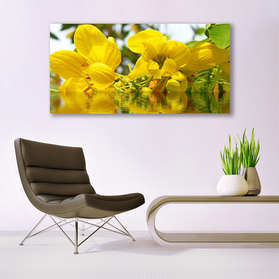 Glasbild aus Plexiglas® Blumen Pflanzen