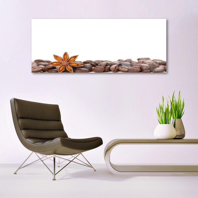 Glasbild aus Plexiglas® Kaffeebohnen Küche