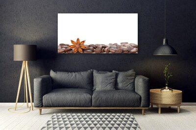 Glasbild aus Plexiglas® Kaffeebohnen Küche