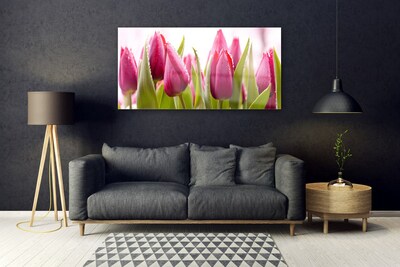 Glasbild aus Plexiglas® Tulpen Pflanzen