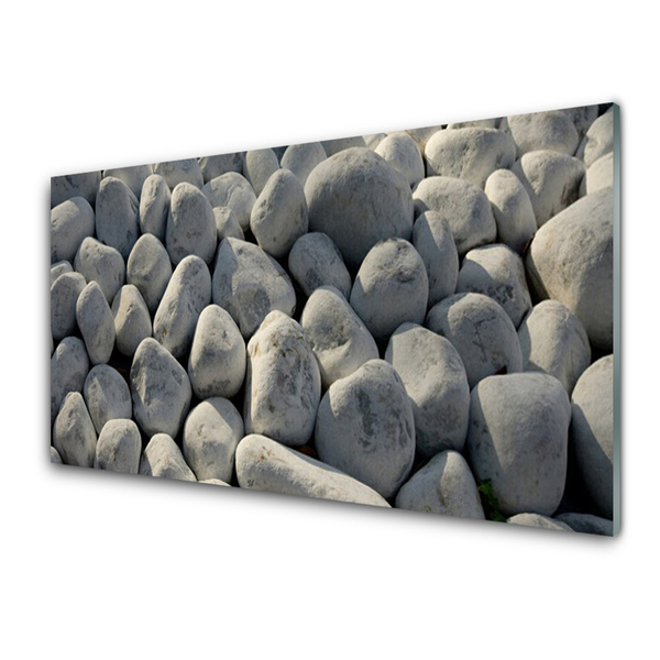 Glasbild aus Plexiglas® Steine Kunst