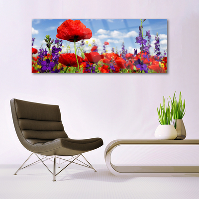 Glasbild aus Plexiglas® Blumen Pflanzen