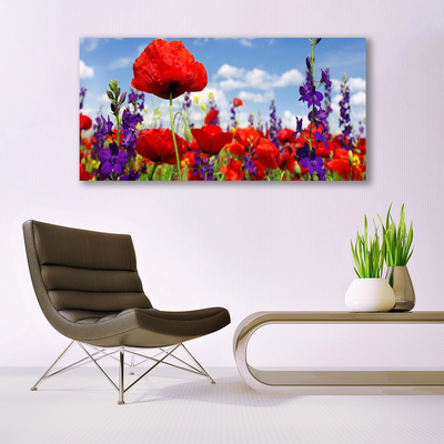 Glasbild aus Plexiglas® Blumen Pflanzen