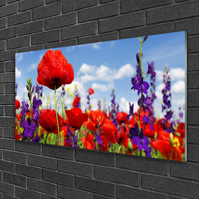 Glasbild aus Plexiglas® Blumen Pflanzen