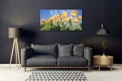 Glasbild aus Plexiglas® Tulpen Pflanzen