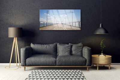 Glasbild aus Plexiglas® Brücke Architektur