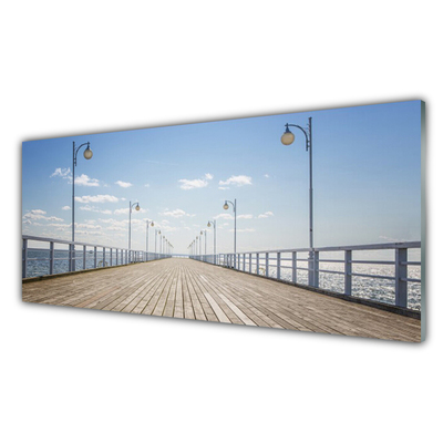 Glasbild aus Plexiglas® Brücke Architektur