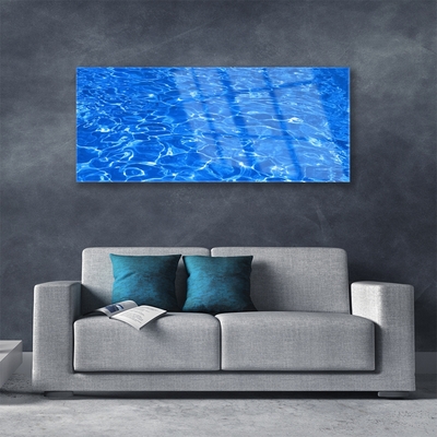 Glasbild aus Plexiglas® Wasser Kunst