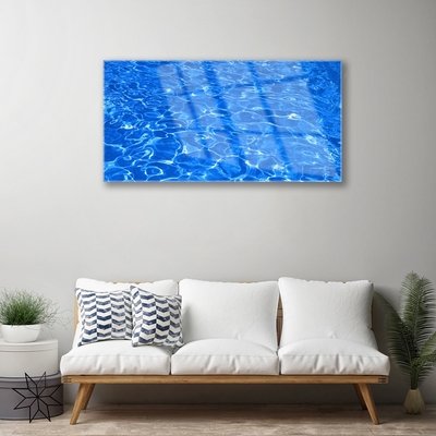 Glasbild aus Plexiglas® Wasser Kunst