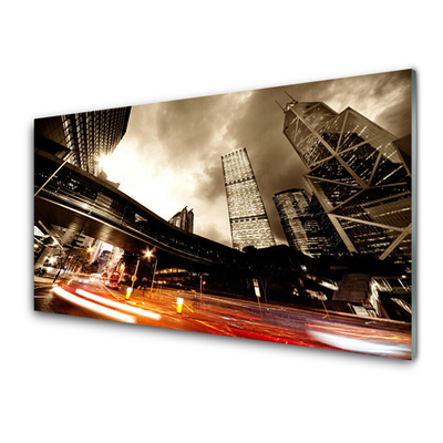 Glasbild aus Plexiglas® Stadt Gebäude