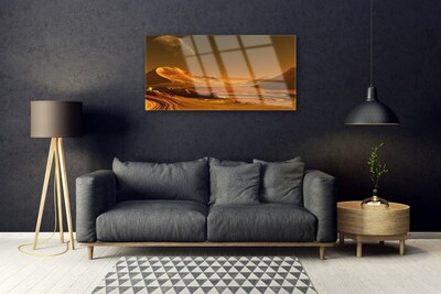 Glasbild aus Plexiglas® Wüste Landschaft
