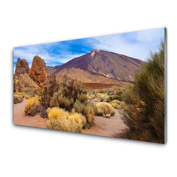 Glasbild aus Plexiglas® Gebirge Landschaft