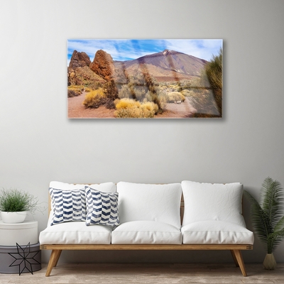 Glasbild aus Plexiglas® Gebirge Landschaft