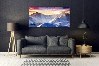 Glasbild aus Plexiglas® Gebirge Landschaft