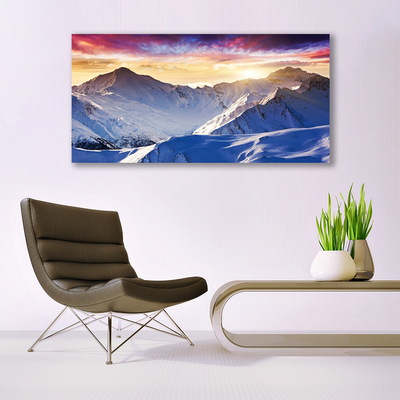 Glasbild aus Plexiglas® Gebirge Landschaft