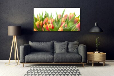 Glasbild aus Plexiglas® Tulpen Pflanzen