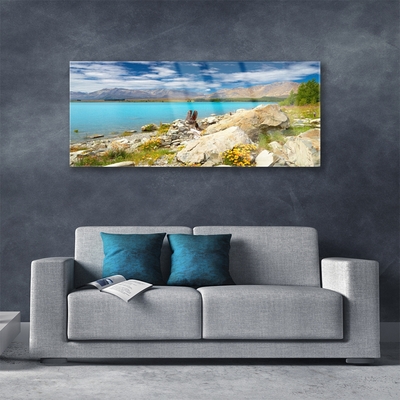 Glasbild aus Plexiglas® Meer Landschaft