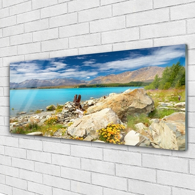 Glasbild aus Plexiglas® Meer Landschaft