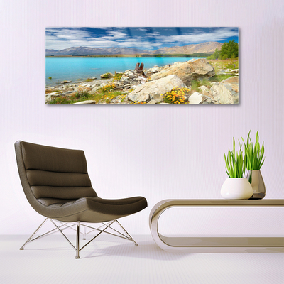 Glasbild aus Plexiglas® Meer Landschaft