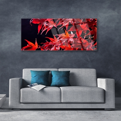 Glasbild aus Plexiglas® Blätter Pflanzen