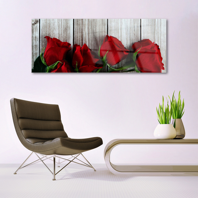 Glasbild aus Plexiglas® Rosen Pflanzen