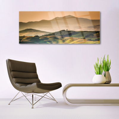 Glasbild aus Plexiglas® Gebirge Landschaft