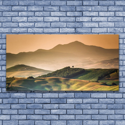 Glasbild aus Plexiglas® Gebirge Landschaft