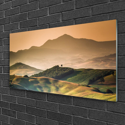 Glasbild aus Plexiglas® Gebirge Landschaft