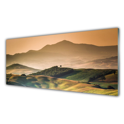 Glasbild aus Plexiglas® Gebirge Landschaft