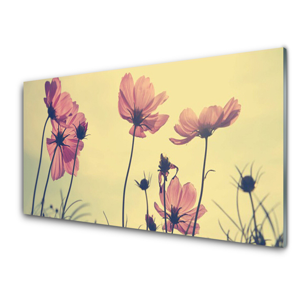 Glasbild aus Plexiglas® Blumen Pflanzen