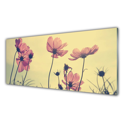 Glasbild aus Plexiglas® Blumen Pflanzen