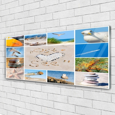 Glasbild aus Plexiglas® Meer Strand Landschaft